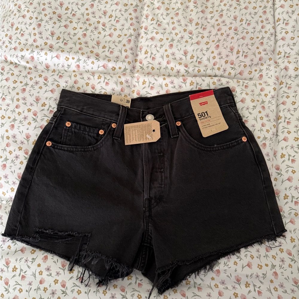 Levi's Women's Dark Denim Jean Shorts
